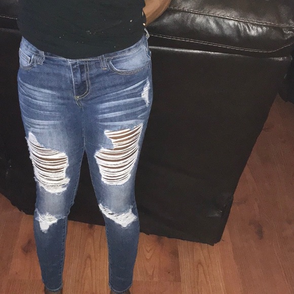 Ripped Skinny Jeans - Picture 2 of 2